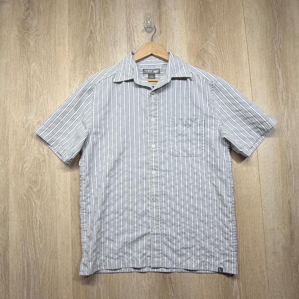 Urban-outfitters Men's Grey and White Shirt
